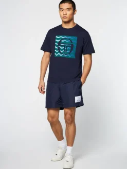 T-Shirts|Sergio Tacchini Veloce T-Shirt- Maritime Blue