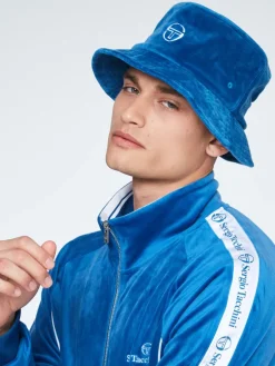 View All|Sergio Tacchini Velour Bucket Hat- Vallarta Blue
