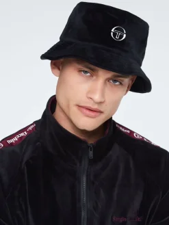 Velour|Sergio Tacchini Velour Bucket Hat-Black