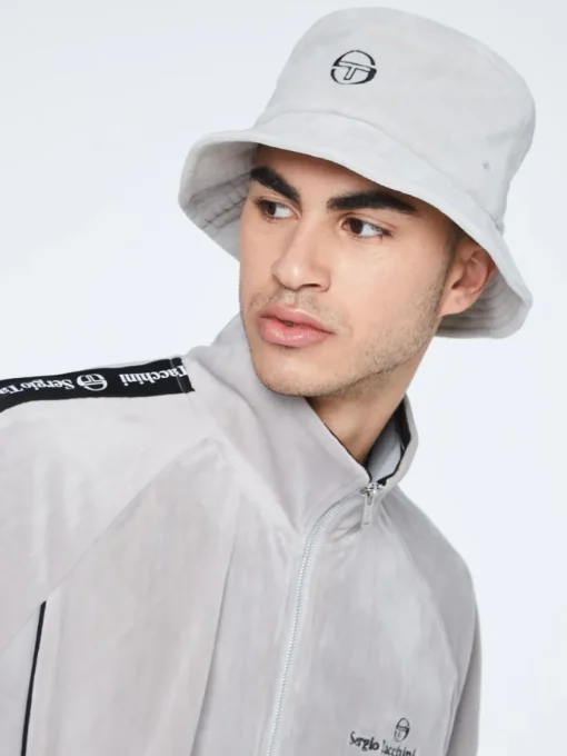 View All|Sergio Tacchini Velour Bucket Hat-Quiet Gray