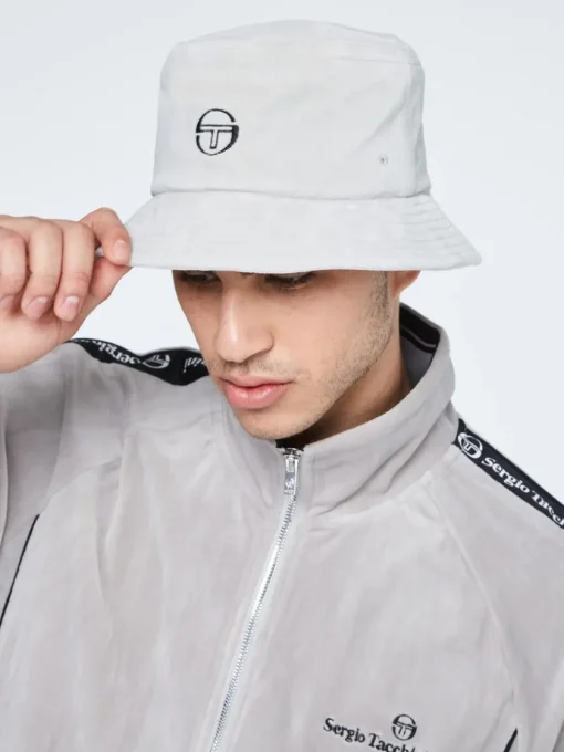 View All|Sergio Tacchini Velour Bucket Hat-Quiet Gray
