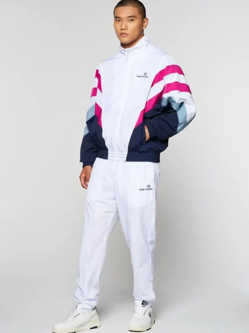 Nylon|Sergio Tacchini Verona Track Jacket- White/ Multi