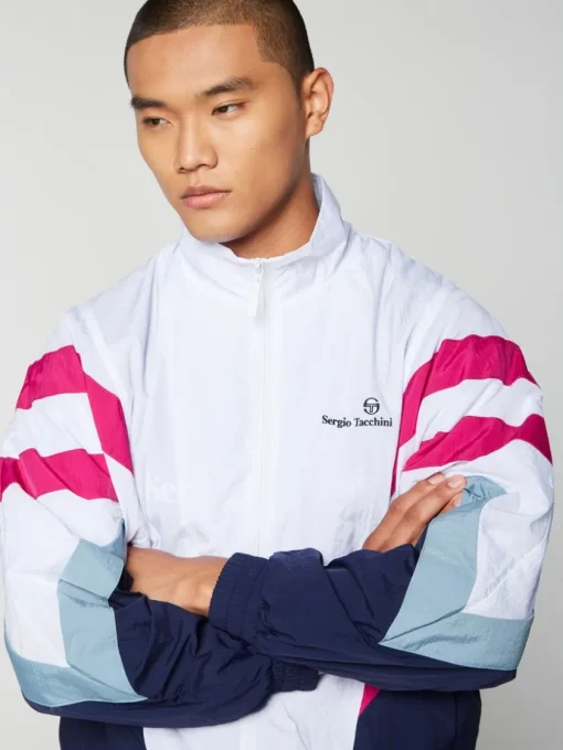 Nylon|Sergio Tacchini Verona Track Jacket- White/ Multi