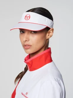View All|Sergio Tacchini Vigentino Tennis Visor- Adrenaline Rush