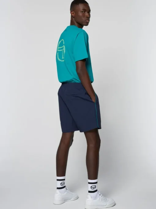 View All|Sergio Tacchini Viva Nylon Short- Maritime Blue