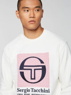 View All|Sergio Tacchini Warp Crewneck- Gardenia