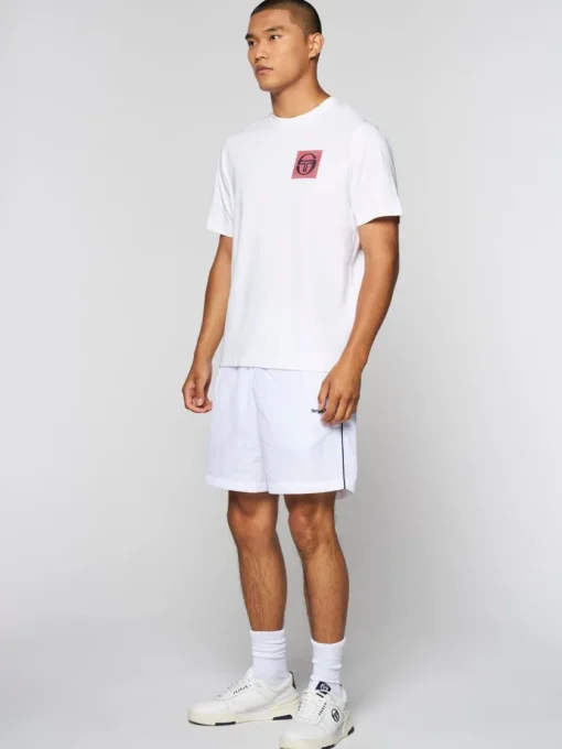 T-Shirts|Sergio Tacchini Warp T-Shirt- Brilliant White
