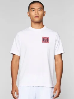 The Essentials|Sergio Tacchini Warp T-Shirt- Brilliant White