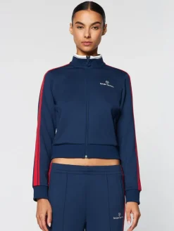 For The Court|Sergio Tacchini Women'S Damarindo Track Jacket- Maritime Blue