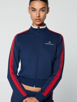 For The Court|Sergio Tacchini Women'S Damarindo Track Jacket- Maritime Blue