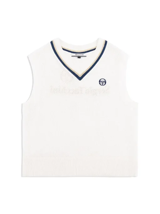 View All|Sergio Tacchini Women'S Damarindo Vest- Gardenia