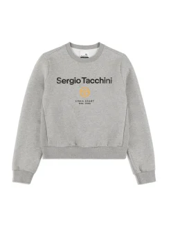 For The Court|Sergio Tacchini Women'S Linea Sport Crewneck- Heather Grey