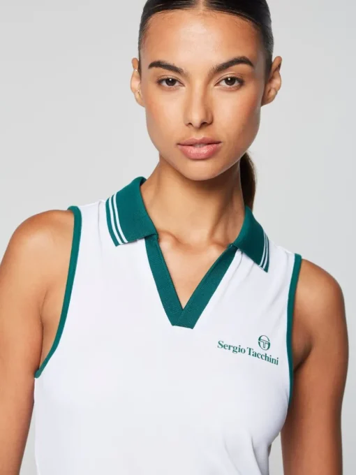 Dresses|Sergio Tacchini Women'S Monza Tennis Dress- Brilliant White