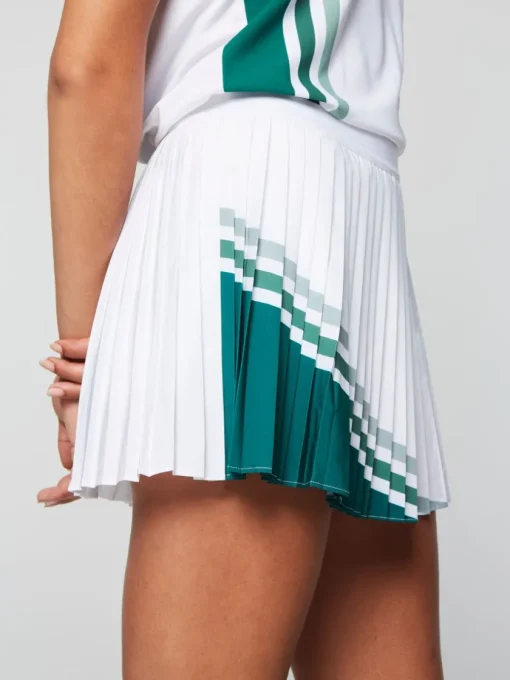 For The Court|Sergio Tacchini Women'S Monza Tennis Skort- Brilliant White