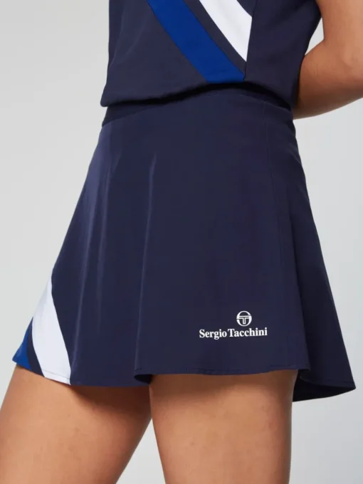 View All|Sergio Tacchini Women'S Ortica Tennis Skort- Maritime Blue