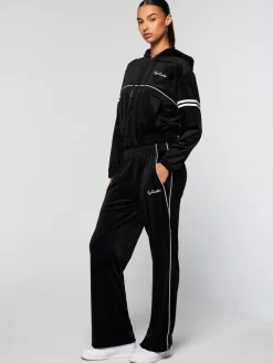 Velour|Sergio Tacchini Women'S Scopeto Hoodie- Black Beauty