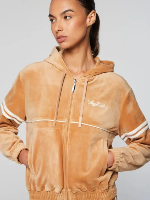 Velour|Sergio Tacchini Women'S Scopeto Hoodie- Meerkat