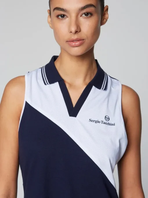 Dresses|Sergio Tacchini Women'S Vigentino Tennis Dress- Maritime Blue