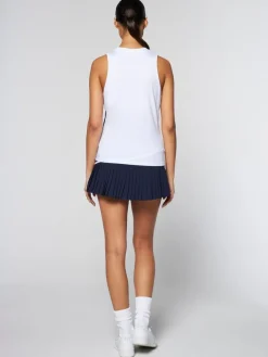 Tops And Sports Bras|Sergio Tacchini Women'S Vigentino Tennis V-Neck Tank Top- Maritime Blue