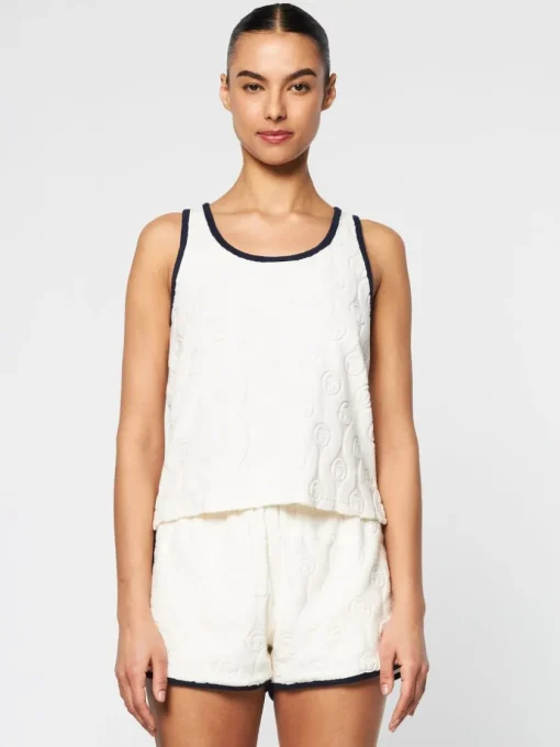 Tops And Sports Bras|Sergio Tacchini Zona Tank- Gardenia