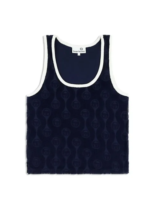 Tops And Sports Bras|Sergio Tacchini Zona Tank- Maritime Blue