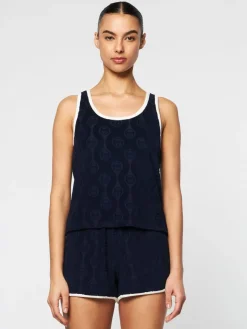 For The Court|Sergio Tacchini Zona Tank- Maritime Blue