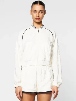 For The Court|Sergio Tacchini Zona Track Jacket- Gardenia
