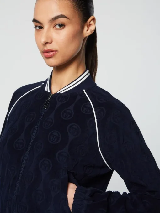 View All|Sergio Tacchini Zona Track Jacket- Maritime Blue