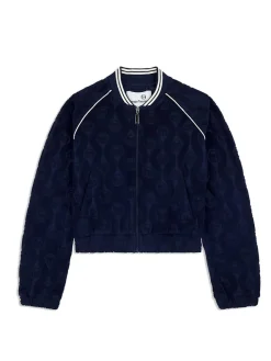 For The Court|Sergio Tacchini Zona Track Jacket- Maritime Blue