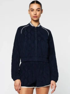 For The Court|Sergio Tacchini Zona Track Jacket- Maritime Blue